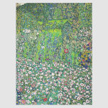 Gustav Klimt - Gartenbau und Bergbau Seidenpapier<br><div class="desc">Gartenlandschaft mit Hilltop - Gustav Klimt,  Öl auf Leinwand,  1916</div>