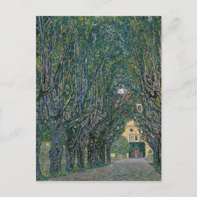 Gustav Klimt - Gartenmalerei Postkarte (Vorderseite)