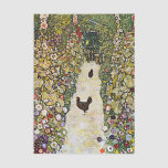 Gustav Klimt - Gartenweg über Hühner Seidenpapier<br><div class="desc">Gartenweg mit Hühnern - Gustav Klimt,  Öl auf Leinwand,  1916</div>