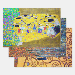 Gustav Klimt Geschenkpapier Set