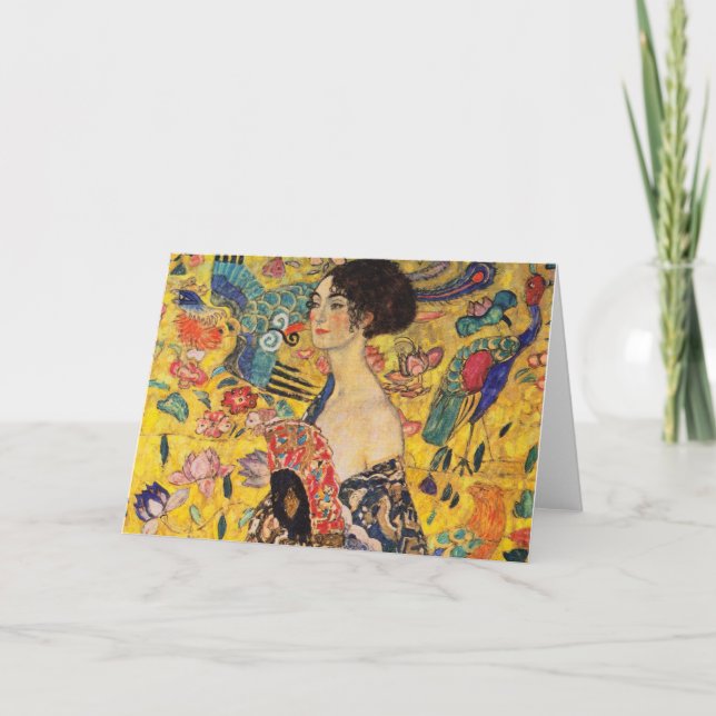 Gustav Klimt Greetings Card Karte (Vorderseite)
