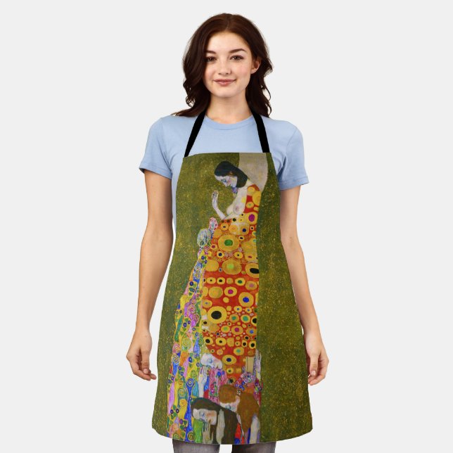 Gustav Klimt - Hoffnung II Schürze (Getragen)