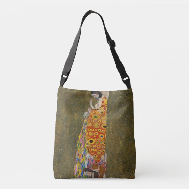 Gustav Klimt - Hoffnung Tragetaschen Mit Langen Trägern (Rückseite)