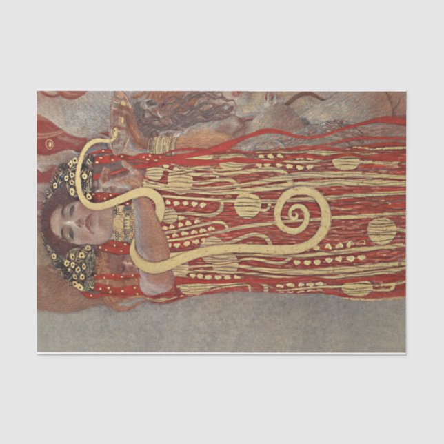 Gustav Klimt | Hygieia (1907) Seidenpapier (Vorderseite)