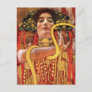 Gustav Klimt - Hygieia Medizin Göttin der Gesundhe Postkarte
