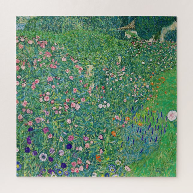 Gustav Klimt - Italienische Gartenlandschaft (Vertikal)