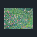 Gustav Klimt - Italienische Gartenlandschaft Fleecedecke<br><div class="desc">Italienische Gartenlandschaft / Italienische Kulturlandschaft - Gustav Klimt, Öl auf Leinwand, 1913</div>