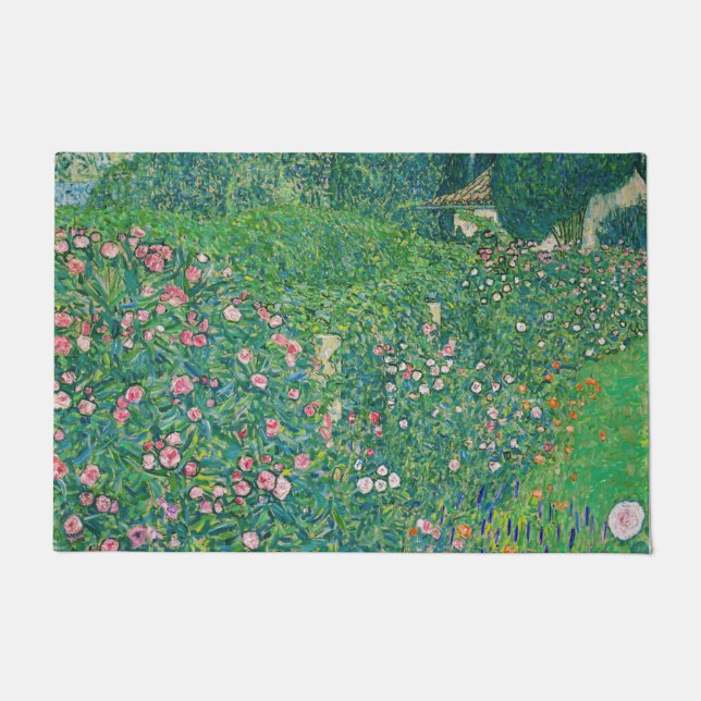 Gustav Klimt - Italienische Gartenlandschaft Fußmatte (Vorderseite)