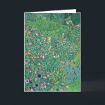 Gustav Klimt - Italienische Gartenlandschaft Karte<br><div class="desc">Italienische Gartenlandschaft / Italienische Kulturlandschaft - Gustav Klimt,  Öl auf Leinwand,  1913</div>