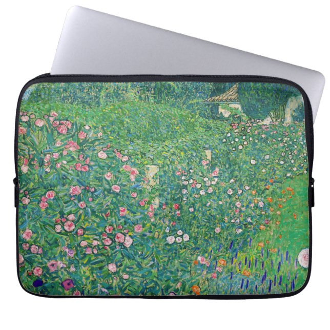 Gustav Klimt - Italienische Gartenlandschaft Laptopschutzhülle (Vorderseite)
