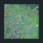 Gustav Klimt - Italienische Gartenlandschaft Magnet<br><div class="desc">Italienische Gartenlandschaft / Italienische Kulturlandschaft - Gustav Klimt,  Öl auf Leinwand,  1913</div>
