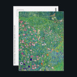 Gustav Klimt - Italienische Gartenlandschaft Postkarte<br><div class="desc">Italienische Gartenlandschaft / Italienische Kulturlandschaft - Gustav Klimt,  Öl auf Leinwand,  1913</div>