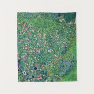 Gustav Klimt - Italienische Gartenlandschaft Wandteppich