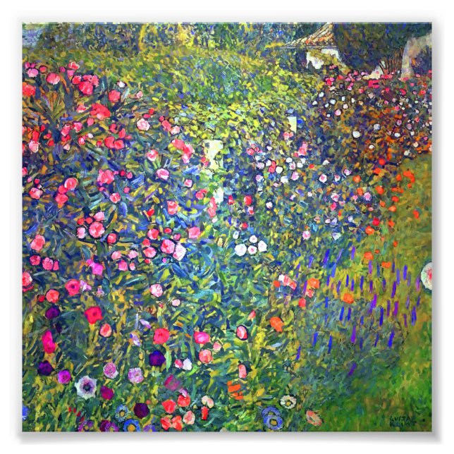 Gustav Klimt Italienischer Garten Landschaft Fotodruck (Vorne)