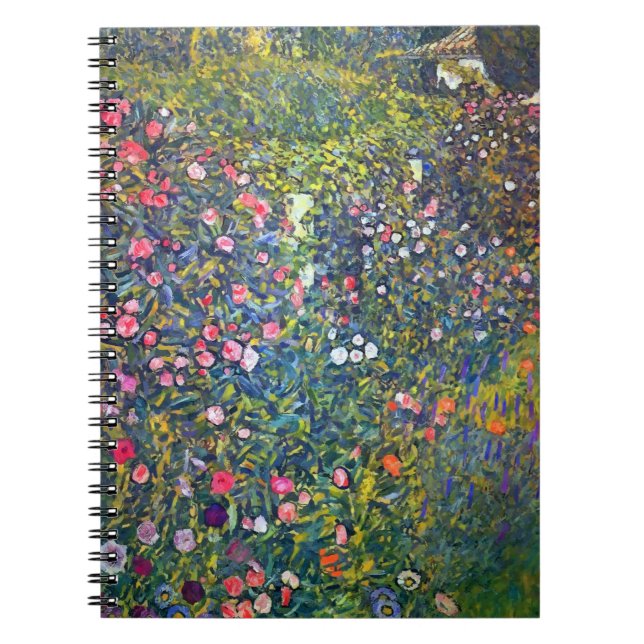 Gustav Klimt Italienischer Garten Notizblock (Vorderseite)