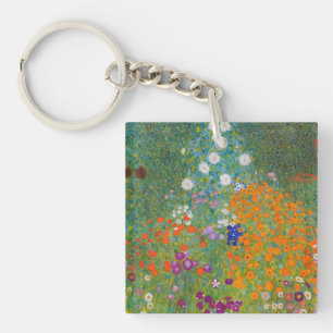 Gustav Klimt - Jardin de fleurs