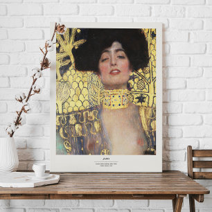 Gustav Klimt Judith Kunstausstellung Print Leinwanddruck