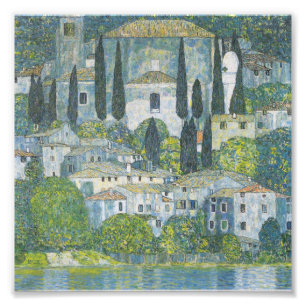 Gustav Klimt - Kirche in Cassone Fotodruck