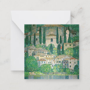 Gustav Klimt - Kirche von Cassone Mitteilungskarte