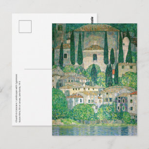 Gustav Klimt - Kirche von Cassone Postkarte