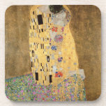 Gustav Klimt | Kiss, 1907-08 Getränkeuntersetzer<br><div class="desc">Kiss,  1907-08 | von Gustav Klimt | Art Location: Österreichische Galerie Belvedere,  Wien,  Österreich | Österreichische Künstlerin | Image Collection number: XAM601</div>