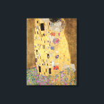 Gustav Klimt | Kiss, 1907-08 Leinwanddruck<br><div class="desc">Kiss,  1907-08 | von Gustav Klimt | Art Location: Österreichische Galerie Belvedere,  Wien,  Österreich | Österreichische Künstlerin | Image Collection number: XAM601</div>