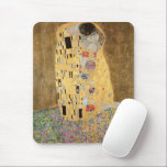 Gustav Klimt | Kiss, 1907-08 Mousepad<br><div class="desc">Kiss,  1907-08 | von Gustav Klimt | Art Location: Österreichische Galerie Belvedere,  Wien,  Österreich | Österreichische Künstlerin | Image Collection number: XAM601</div>