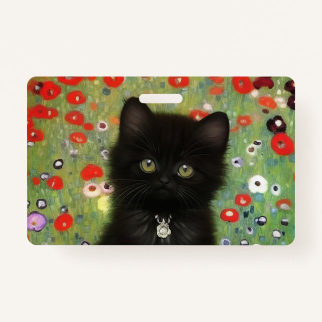 Gustav Klimt Kitten Ausweis (Vorderseite)