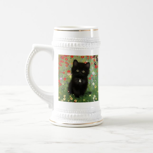 Gustav Klimt Kitten Bierglas (Links)