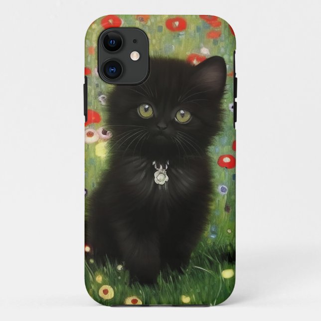 Gustav Klimt Kitten Case-Mate iPhone Hülle (Rückseite)