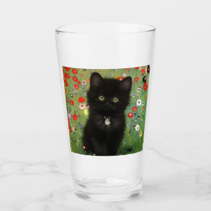 Gustav Klimt Kitten Glas