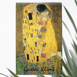 Gustav Klimt Kunst, Vintages Jugendstil Calenda Kalender