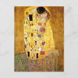 Gustav Klimt la carte postale de baiser