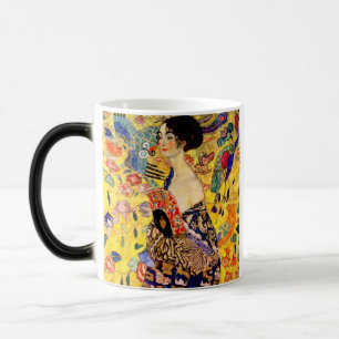 Gustav Klimt Lady mit Fan Verwandlungstasse