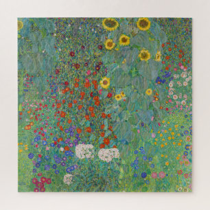 Gustav Klimt - Landgarten mit Sonnenblumen