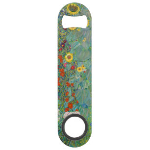 Gustav Klimt - Landgarten mit Sonnenblumen Speed Flaschenöffner