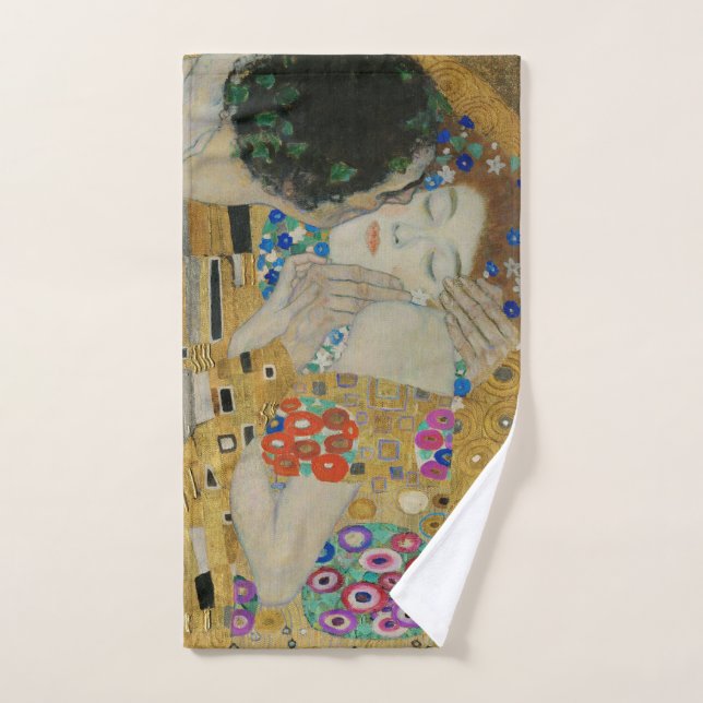 Gustav Klimt Le Baiser (Serviette à main)