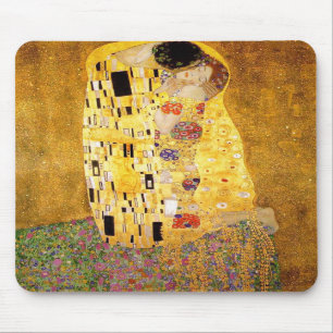 Gustav Klimt le tapis de souris de baiser