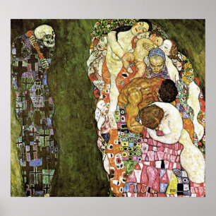 Gustav Klimt ~ Leben und Tod-Poster Poster
