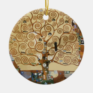 Gustav Klimt Lebensbaum Keramikornament