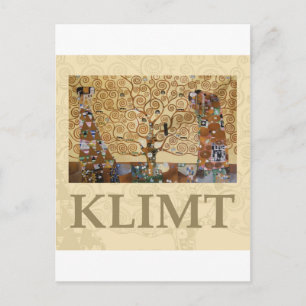 Gustav Klimt Lebensbaum Postkarte