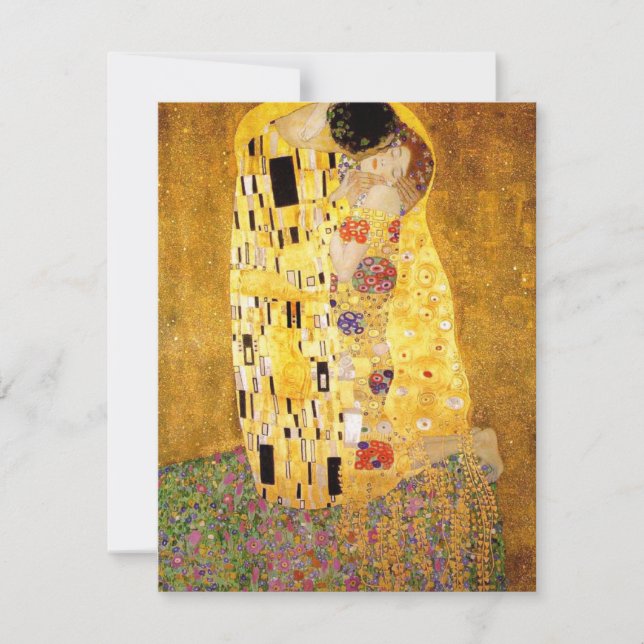 Gustav Klimt les invitations de baiser (Devant)