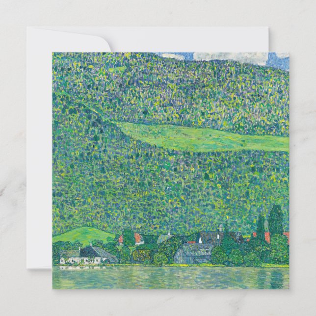 Gustav Klimt - Litzlberg am Attersee Einladung (Vorderseite)