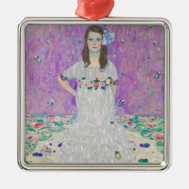 Gustav Klimt - Mada Primavesi Ornament Aus Metall (Vorne)