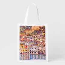 Gustav Klimt . Malcesine am Gardasee Malerei  
