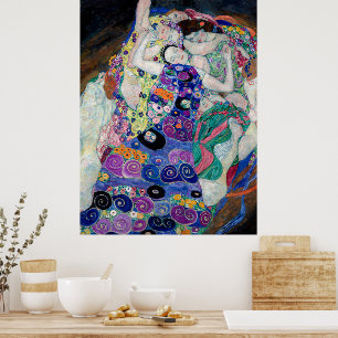 Gustav Klimt Malerei der Jungfrau Poster