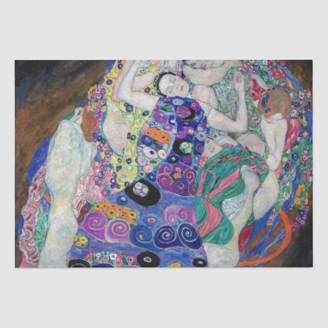 Gustav Klimt Malerei der Jungfrau Seidenpapier (Vorderseite)