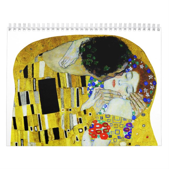 Gustav Klimt Malkunst Kalender (Titelbild)