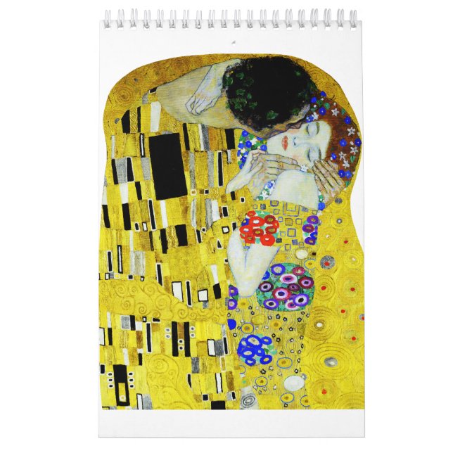 Gustav Klimt Malkunst Kalender (Titelbild)