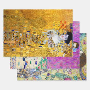 Gustav Klimt, meine Damen Geschenkpapier Set